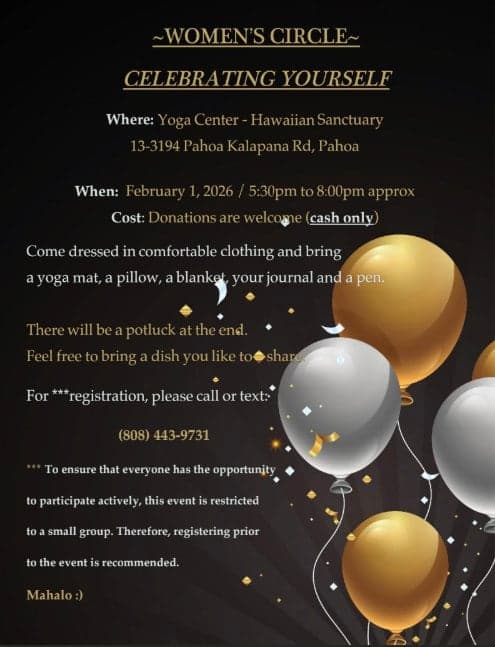 Women’s Circle: Celebrating Yourself