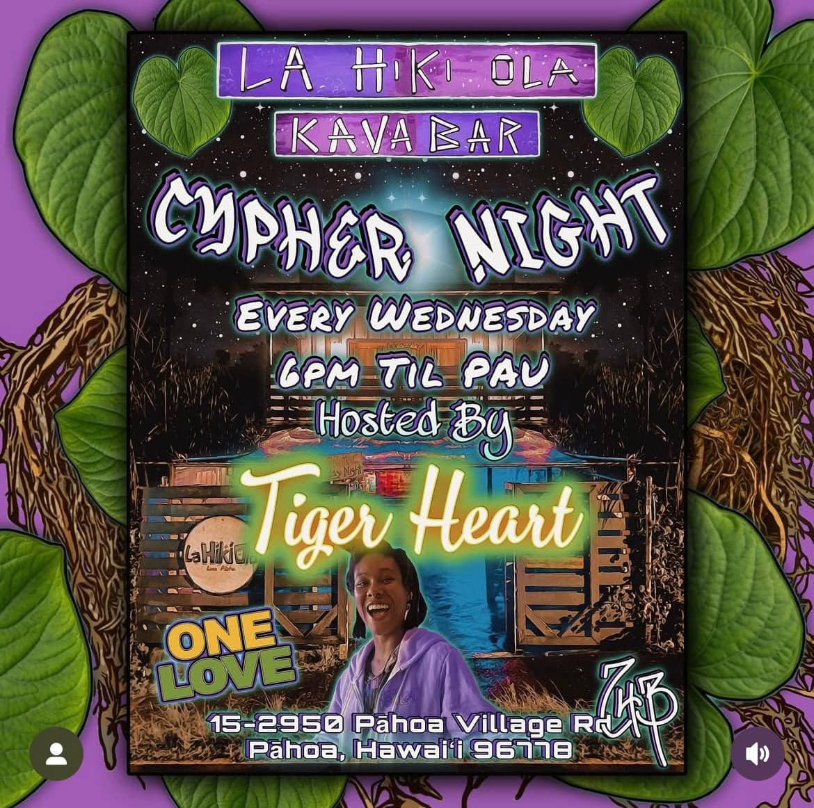 Cypher Night at La Hiki Ola Kava Bar