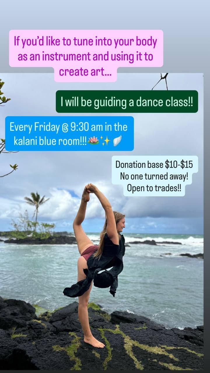 Friday Dance Class at Kalani Blue Room