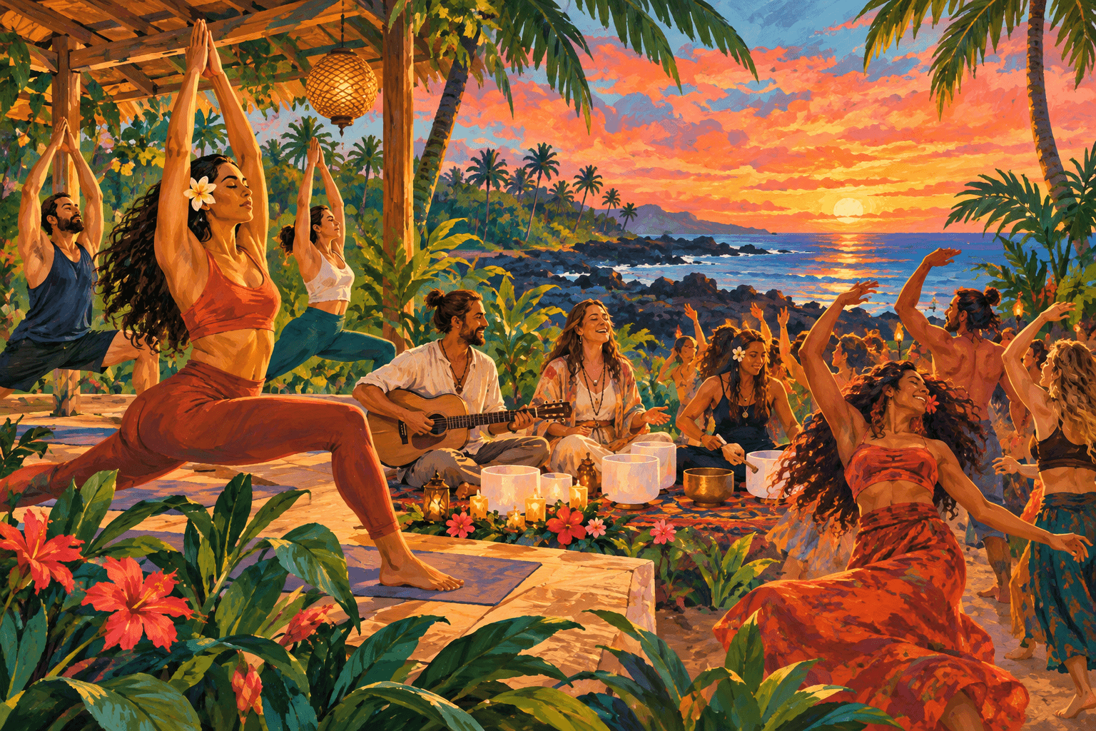 Spiritual & Wellness Classes, Sound Healing, and Ecstatic Gatherings on the Big Island