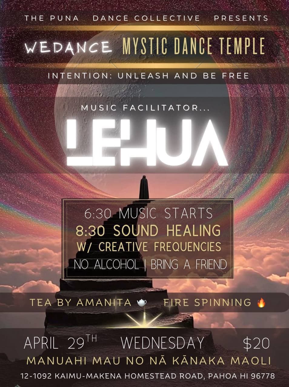 WeDance: Mystic Dance Temple with DJ LEHUA