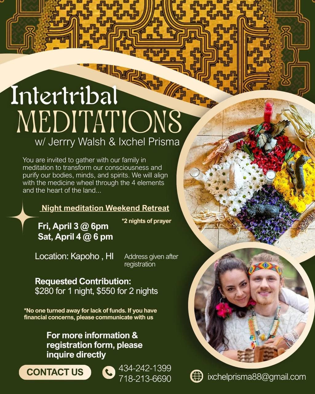 Intertribal Meditations – Night Meditation Retreat (Night 1)