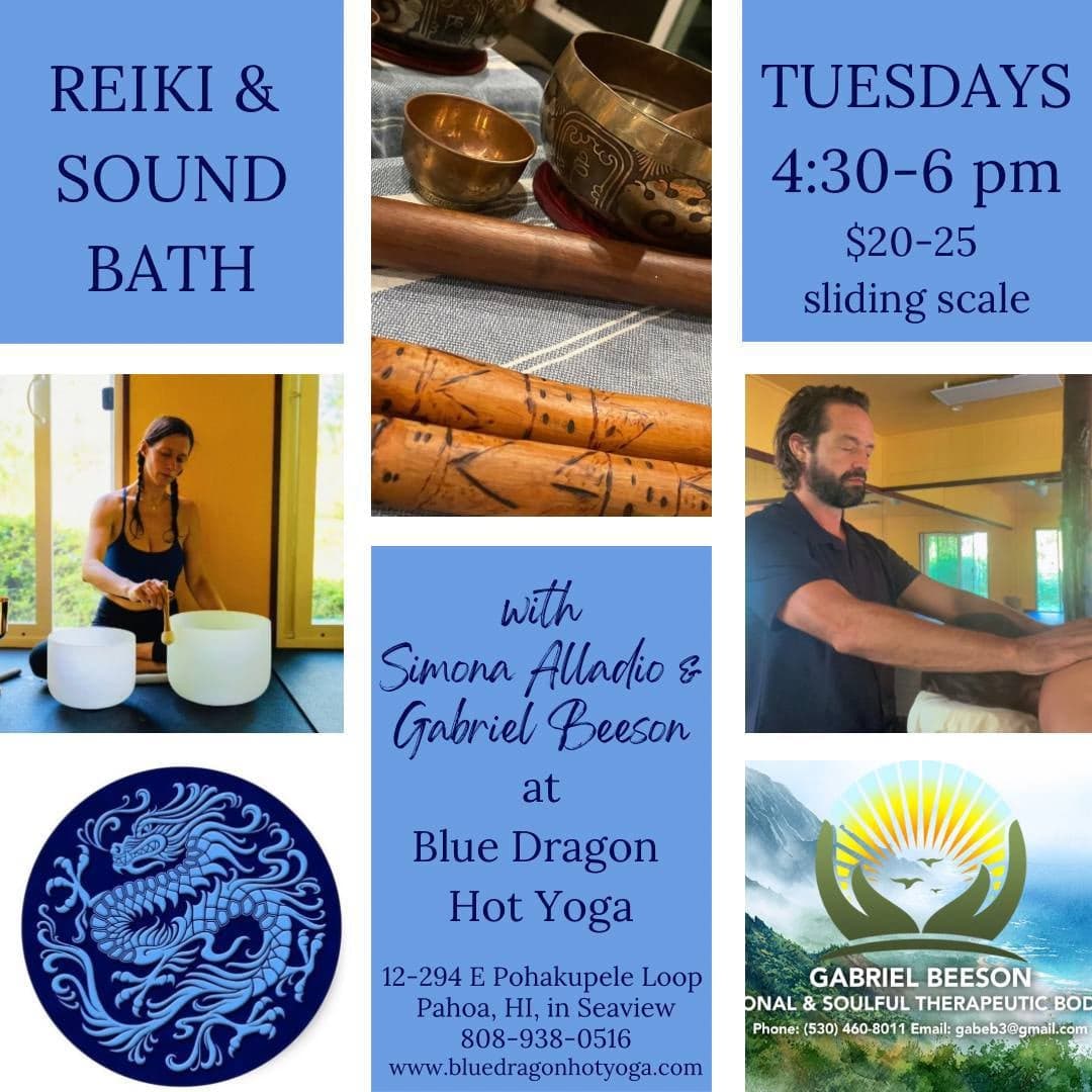 Reiki & Sound Bath with Simona Alladio & Gabriel Beeson